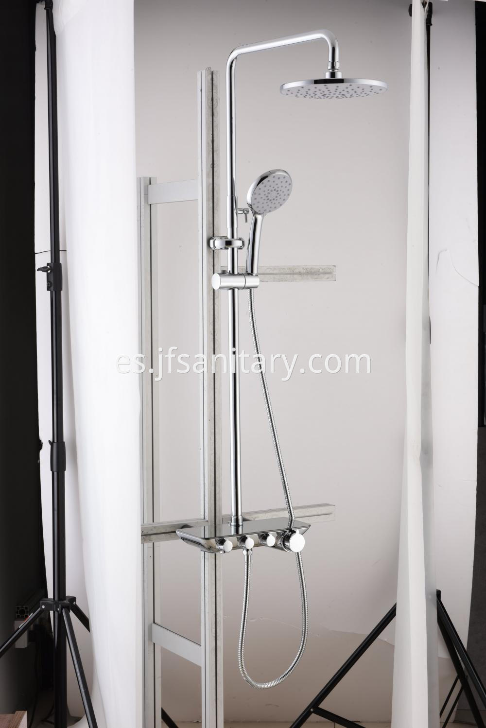 New Luxury Wall Mounted Bathroom Shower Faucet Set